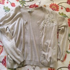Sonoma Floral accent cardigan